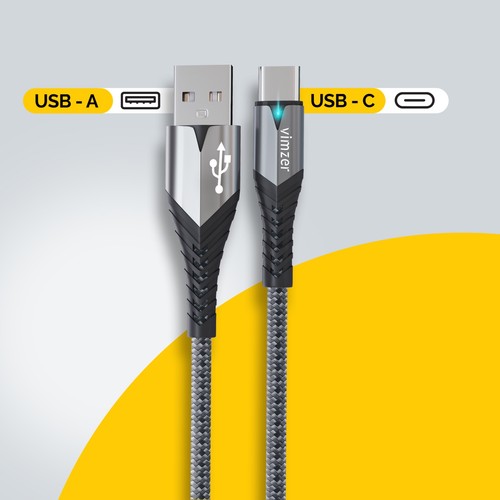 2 PACK USB C Fast Charger Cable for iPad Pro, iPad Air, iPhone 15, 16 Pro Max - Picture 2 of 25