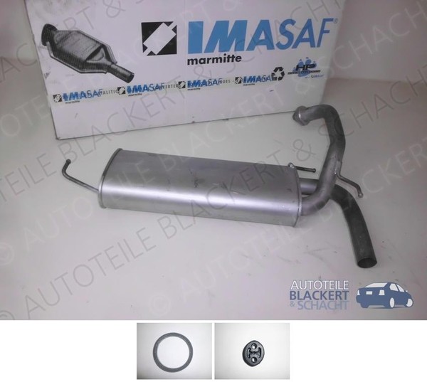 Imasaf ESD Auspuff Endtopf für Fiat Sedici / Suzuki SX4, EndschalldäMpfer-image