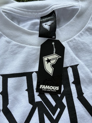 RARE Famous Stars And Straps Big Sleeps Graffiti Shirt NWT M Travis Barker 182 - Bild 4 von 7