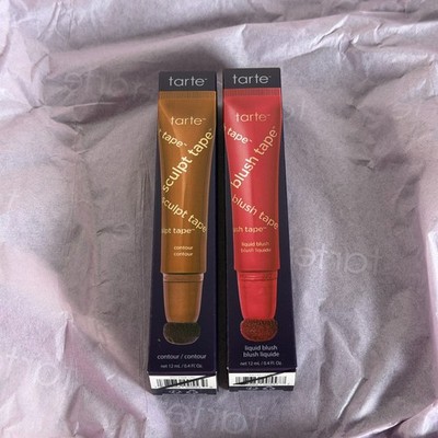 Tarte Sculpt Tape Contour & Blush Tape Liquid Blush 12ml Makeup Set - New