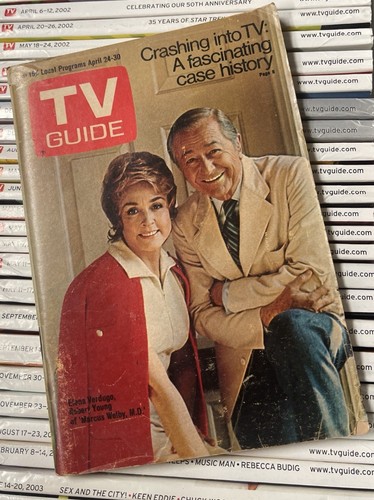TV GUIDE 24.-30. April 1971 (ohne Etikett) MARCUS WELBY M.D. Washington Baltimore Ed - Bild 1 von 8