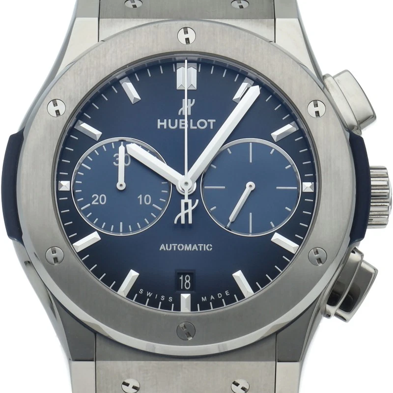 Hublot — Hublot Classic Fusion Chronograph Titanium Deep Blue Limited Edition #LPW051