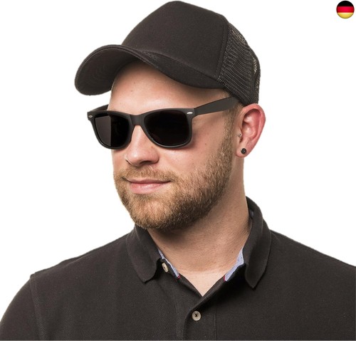 Sonnenbrille UV400 CAT 3 CE Rubber - mit Federscharnier für Damen &amp; Herren - Bild 2 von 4