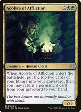 Acolyte of Affliction 4x FOIL THB MTG Theros Beyond Death Uncommon MINT blk grn
