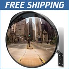 Acrylic Convex Mirror - 18 Inch Blind Spot Viewing Aid for Home and Business