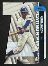 2021 Topps Platinum Players Die Cuts #PDC24 Ernie Banks HOF