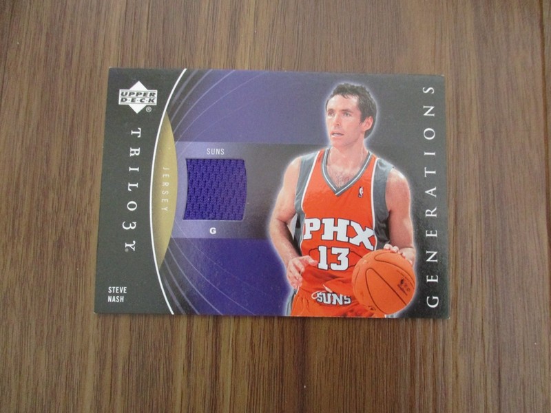 2007 Upper Deck NBA Steve Nash Game-Used Jersey Card Trilogy Generations #PRM-SN