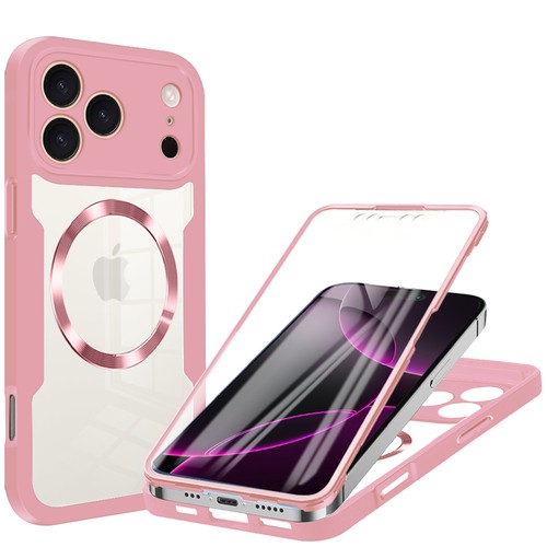 For iPhone 17 Pro Max/17 Pro/17 Shockproof Clear TPU Case Mag Safe Screen Cover - Bild 12 von 15