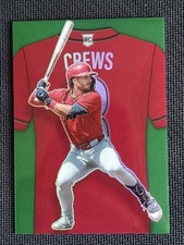 2025 Panini Crusade Dylan Crews Numbers Green #/249 Washington Nationals #14