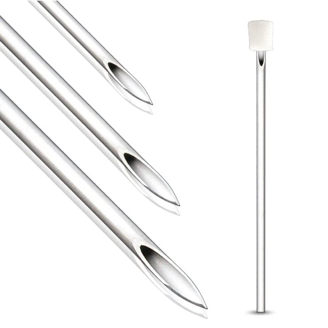 BodyJ4You 10PC Piercing Needles 14G - Sterile Disposable Sharp Surgical Stainles - product detail image 2