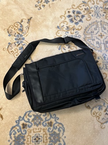 Briggs & Riley Verb Dispatch Messenger Expandable Laptop Bag VB204-4 Blk Pockets - Picture 24 of 24