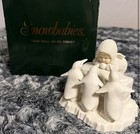 New ListingDept 56 Snowbabies #68772 What Shall We Do Today Penguins Baby Vtg Retired