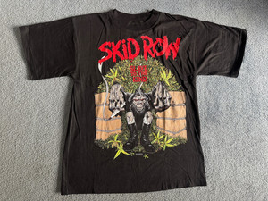 希少】SKID ROW “Sebastian Bach” Tシャツ ビンテージ L