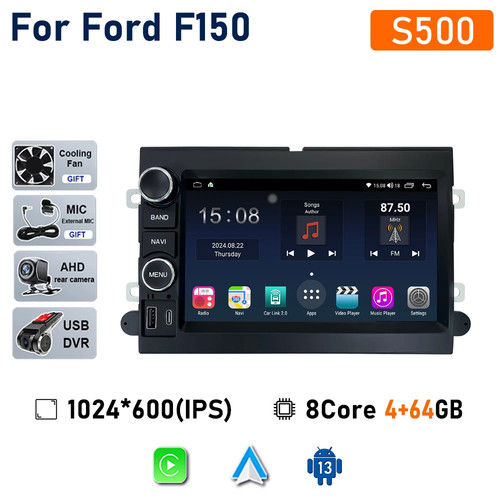 7" Screen For Ford F150 2004-2008 Carplay Car Radio Android 13 Navi GPS Stereo - Picture 37 of 38