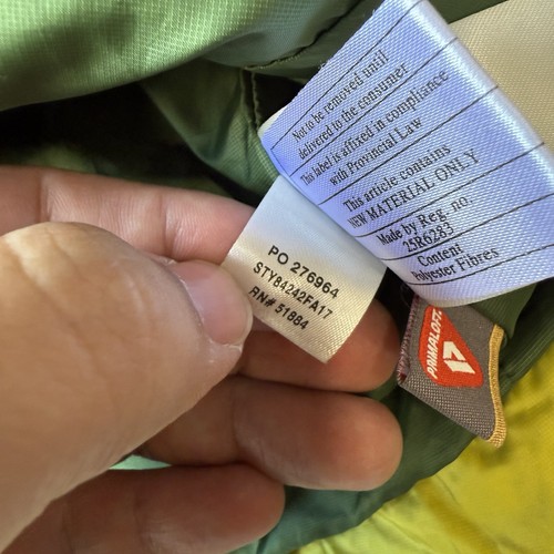 Patagonia Nano Puff Vest M Neon Green Insulated Full Zip Minimalist Outerwear - Picture 6 of 10