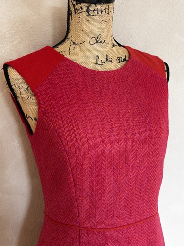 Banana Republic ärmelloses Etui-Kleid Wollmischung Größe 6 - Bild 2 von 5