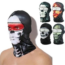 UV Protection Balaclava Skull Full Face Mask Sun Hood Tactical Ski Mask for Mens