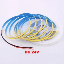 COB LED Strip Light Flexible Tape Lights Home DIY Lighting Warm White 5V 12V 24V