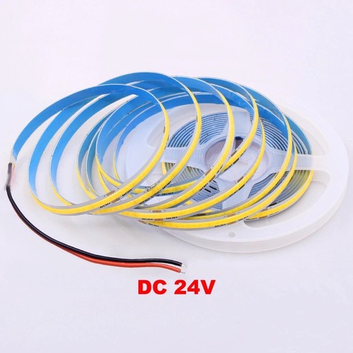 COB LED Strip Light Flexible Tape Lights Home DIY Lighting Warm White 5V 12V 24V - Picture 15 of 15
