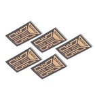 5x Phone Signal Stickers PCB Gold Phone Signal Enhancement Stickers For Moun SAL