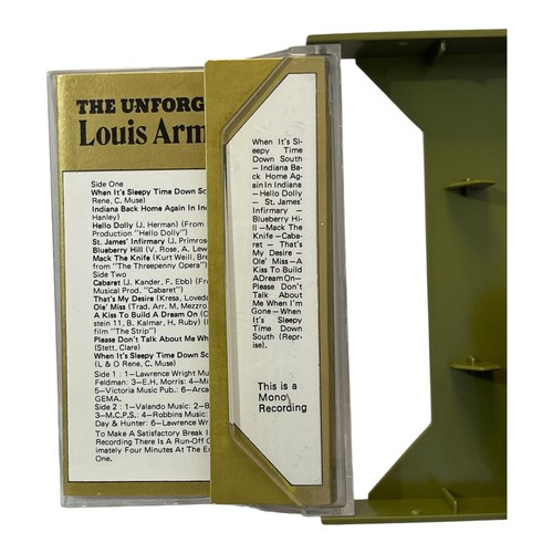 Louis Armstrong The Unforgettable Cassette Tape Ramony Records Vintage Jazz - Bild 2 von 3