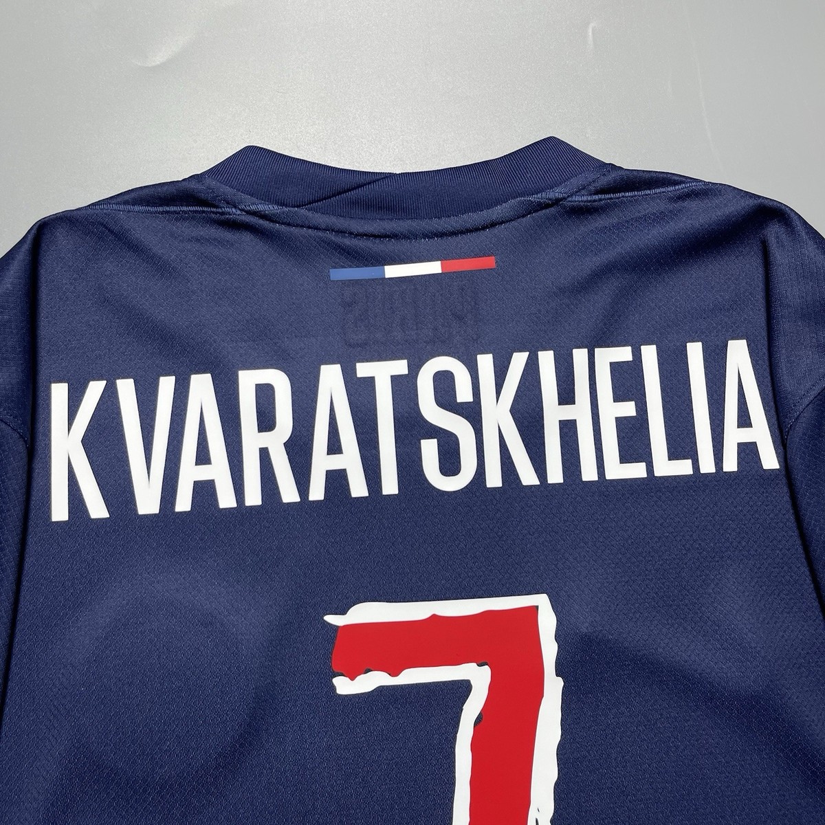 PSG NIKE 2024/2025 FOOTBALL HOME JERSEY #7 KVARATSKHELIA SIZE “M