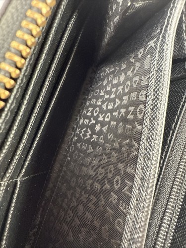 Kate Spade New York Zip Around Wallet Patent Black and White Polka Dot - Bild 7 von 9