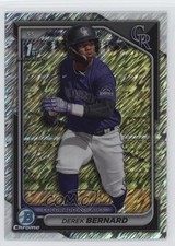 2024 Bowman Chrome Prospects Shimmer Refractor Derek Bernard #BCP-225 1js1