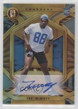 2021 Panini Gold Standard Rookies Platinum 34/49 Tre' McKitty #200 Auto 14ay