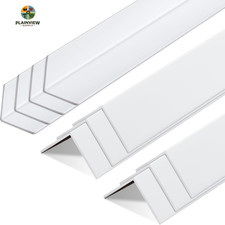 10 Pcs Wall Corner Protector Guards, Vinyl 1-1/8 X 48 Inches Corner Trim Molding