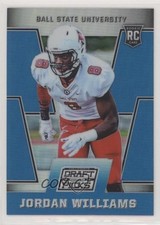 2016 Panini Prizm Collegiate Draft Picks Blue Jordan Williams-Lambert Rookie RC