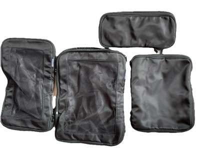 Travel Packing Cubes Set - Efficient Luggage Organizer Bags, 4-Piece Black Set