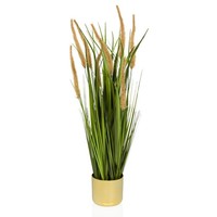 Deko Pampasgras Kunstpflanze 78Cm Im Topf Gold Kunstgras KüNstliche Cortaderia