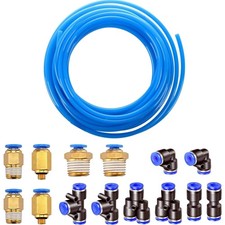 Flexibler 10m Drucluftschlauch 4mm x 2,5mm mit hochwertigem PU Material