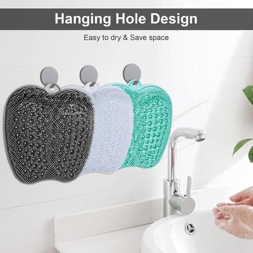 Limpiador de pies antideslizante XL para ducha - limpieza profunda y bienestar de los pies esencial - Imagen 9 de 13