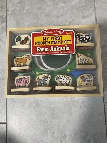 Stempel Holz Set Kinder Neu