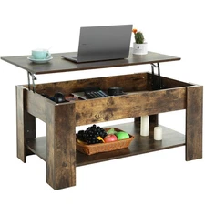 PayLessHere Coffee Table Lift Tables with Hidden Compartment and Storage Shelf