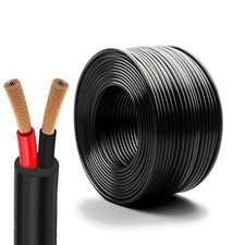 Oxygen-Free Copper 10AWG 2 Conductor Pure Copper Flexible Electrical Wire Cab...