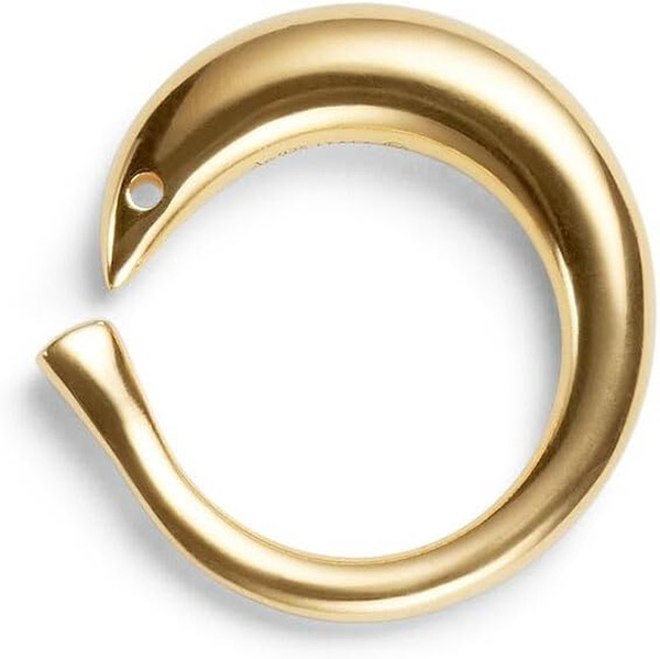 Alternate view of 18k Gold Plated Stackable Sardine Ring Classic Retro Fish Ring For Women Siz