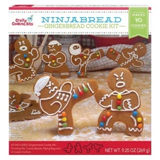 Gingerbread Cookie Kit Ninja Bread Christmas Cookies Holiday Gift Idea