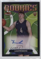 2023-24 Topps Finest Rookie Black Refractor /25 Liam Robbins #RFA-LR Auto