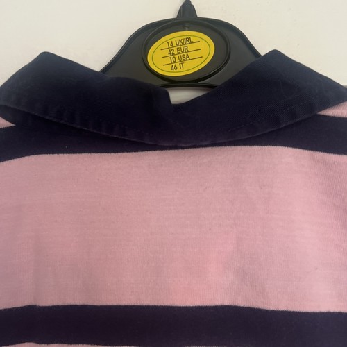 Ralph Lauren Navy & Pink Girls Long Sleeved Striped Top Size XL (16) - Picture 11 of 13