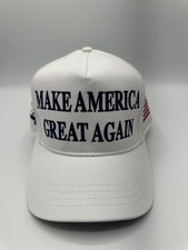 OFFICIAL Cali-Fame Trump Make America Great Again 45-47 White Hat One Size