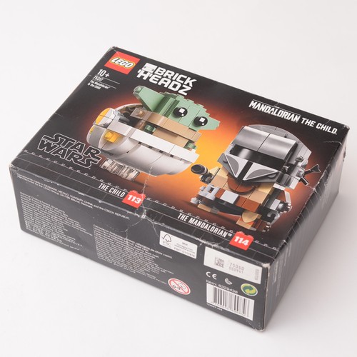 Lego Star Wars Brickheadz The Mandalorian & The Child Mando & Grogu Sealed - Picture 2 of 3