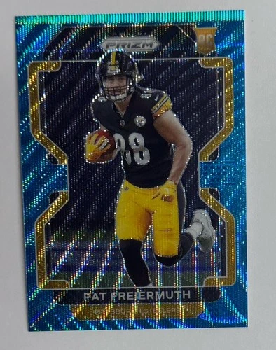 2021 Panini Prizm Blue Wave Pat Freiermuth Rookie 115/199 #362