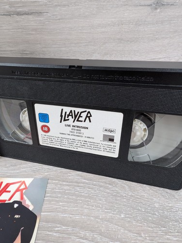 SLAYER - Live Intrusion VHS Video Tape 1995 Rare vintage VHS tape! - Bild 2 von 5