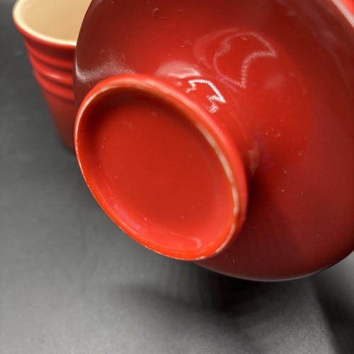 Le Creuset Stoneware Red Cerise Butter Bell Crock Butter Keeper Read Descr - Picture 13 of 14