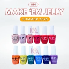 OPI "Make 'Em Jelly" Gel Polish Summer 2025 Collection 0.5 fl.oz/15mL *Pick Any*