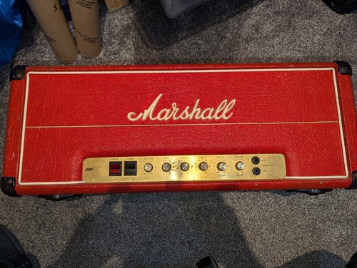 Marshall JMP 2203 1977 100 watt mk2 red tolex valve amplifier Vintage Rare