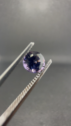 New Natural Ceylon Round Purple Spinel 0.81ct Loose Gemstone Untreated Jewelry - Video 1 of 1